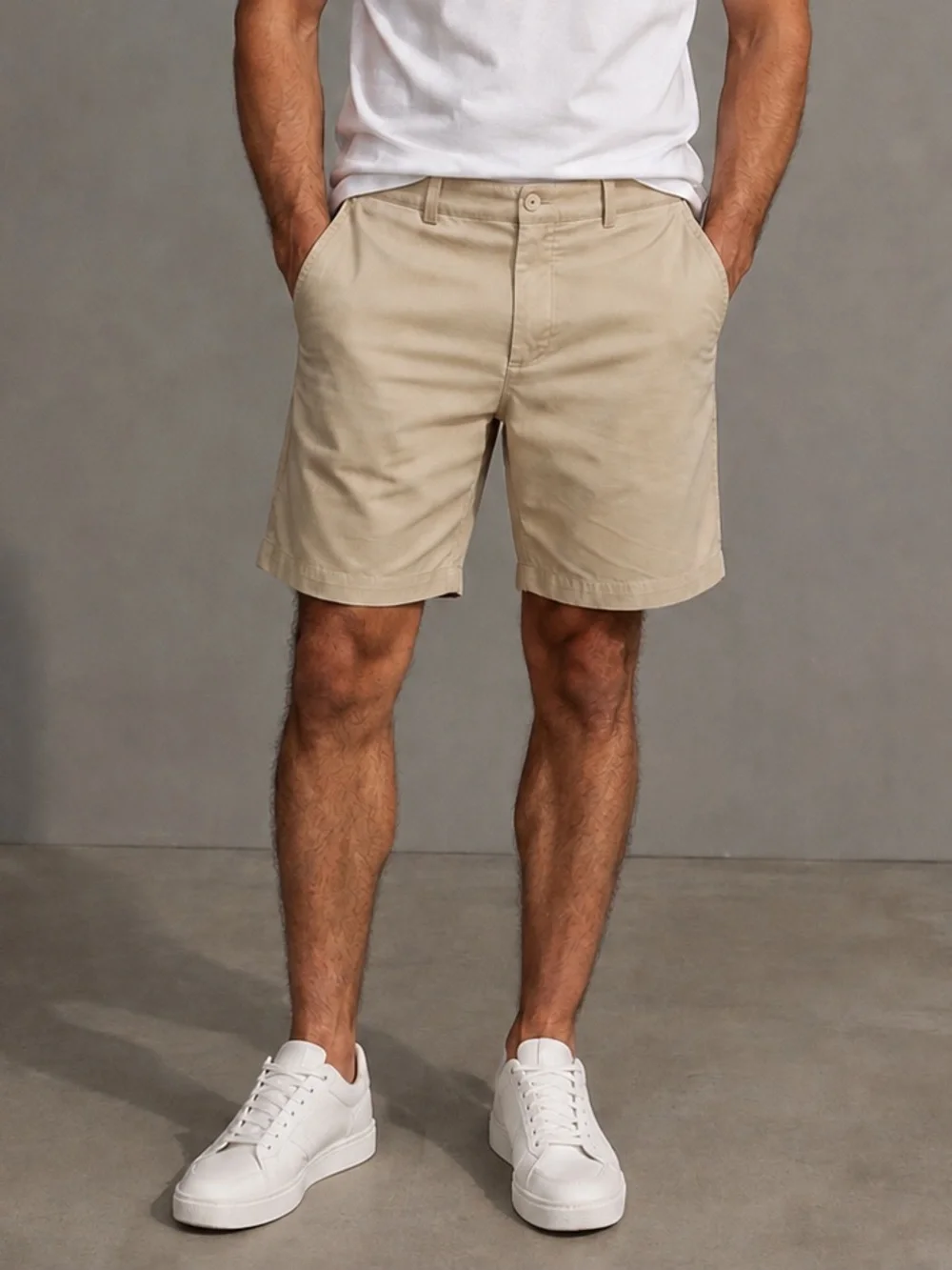 Nike Men’s Golf/Performance Shorts – 34W – Light Beige/Tan